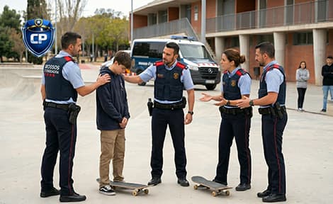Intervenció policial amb menors
